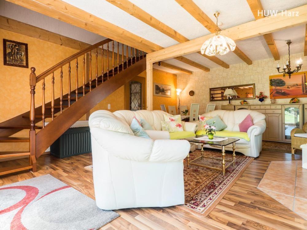 Idyllisches Ferienhaus Bei Wernigerode Benzingerode Exteriör bild